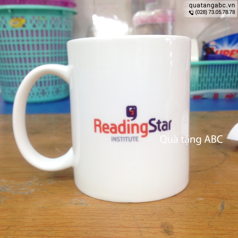 INLOGO in ly sứ cho Trung Tâm Anh Ngữ ReadingStar